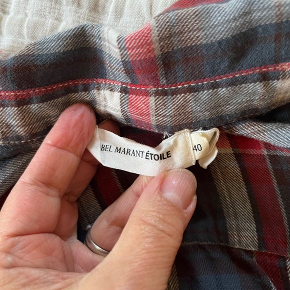 Isabel Marant Plaid Button Down Flannel Shirt - XS - Picture 13 of 13